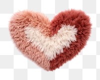 PNG Heart rug white background softness. AI generated Image by rawpixel.