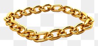 PNG Chain gold bracelet jewelry. AI generated Image by rawpixel.