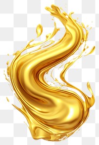 PNG Abstract fluid gold white background accessories. AI generated Image by rawpixel.