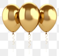 PNG Balloons gold white background celebration. AI generated Image by rawpixel.