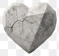 PNG Heart white background creativity cracked. AI generated Image by rawpixel.