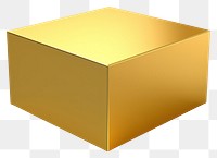 PNG Square gold box white background. AI generated Image by rawpixel.