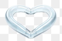 PNG Pool ring heart shape jewelry white background accessories. AI generated Image by rawpixel.