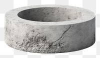 PNG Ring concrete jewelry white background. AI generated Image by rawpixel.