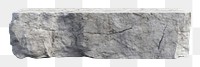 PNG Very thin stone rough rock white background