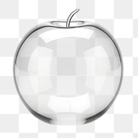 PNG Apple icon lighting fruit glass