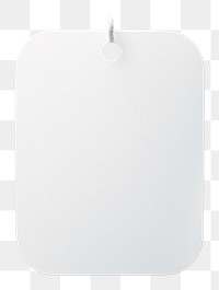 PNG Price tag paper label abstract shape white background rectangle lighting. AI generated Image by rawpixel.