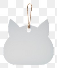 PNG Label cat shape animal mammal white background. AI generated Image by rawpixel.