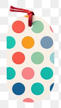 PNG Price tag paper label circle shape pattern white background polka dot. AI generated Image by rawpixel.