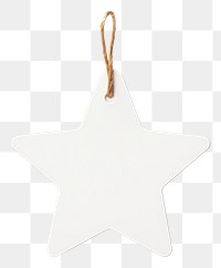 PNG Price tag paper label star shape white white background celebration. AI generated Image by rawpixel.