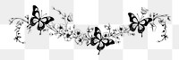 PNG  Butterflies pattern drawing sketch. AI generated Image by rawpixel.