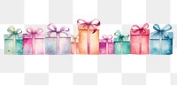 PNG Gift boxes white background celebration anniversary. AI generated Image by rawpixel.