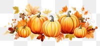 Pumpkins and autumn leaves vegetable plant food. AI generated Image by rawpixel.
