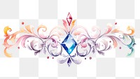 PNG Diamonds graphics jewelry pattern. AI generated Image by rawpixel.