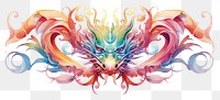 PNG Dragon graphics pattern dragon. AI generated Image by rawpixel.