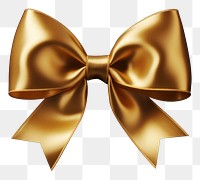 PNG  Gold ribbon bow gold christmas shiny. AI generated Image by rawpixel.