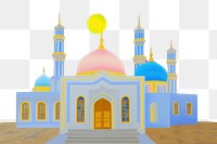 PNG Mosque architecture building dome. AI generated Image by rawpixel.