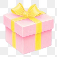 PNG Gift box birthday anniversary celebration. AI generated Image by rawpixel.