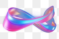 PNG Ribbon purple light neon. AI generated Image by rawpixel.