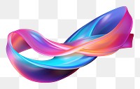 PNG Ribbon neon purple art. AI generated Image by rawpixel.