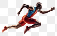 PNG  Sport transparent sports running adult. AI generated Image by rawpixel.