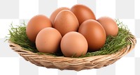 PNG Farm basket egg organic. AI generated Image by rawpixel.