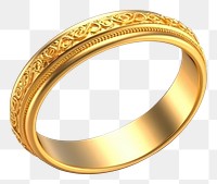 PNG  A ring gold jewelry white background. AI generated Image by rawpixel.