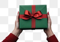 PNG Hand holding christmas gift anticipation celebration accessories. AI generated Image by rawpixel.