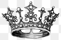 PNG A minimal crown jewelry tiara accessories. AI generated Image by rawpixel.