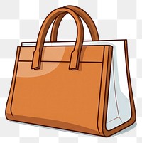 PNG A shpping bag handbag cartoon purse. AI generated Image by rawpixel.