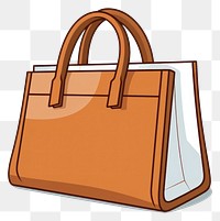 PNG A shpping bag handbag cartoon purse. 