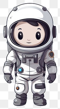 PNG Astronaut cartoon futuristic technology. AI generated Image by rawpixel.