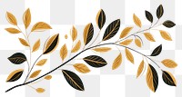 PNG Coffee plant pattern branch leaf. AI generated Image by rawpixel.