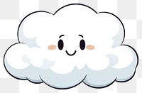 PNG Isolated cloud cartoon white | Free PNG - rawpixel