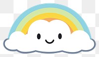 PNG Isolated rainbow cartoon nature creativity. AI generated Image by rawpixel.