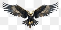 PNG Eagle vulture animal flying. AI generated Image by rawpixel.