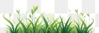 PNG Grass boarder outdoors plant green. AI generated Image by rawpixel.