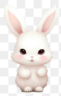 PNG Cute bunny wallpaper cartoon animal mammal. AI generated Image by rawpixel.