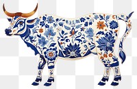 PNG  Cow livestock cattle mammal. AI generated Image by rawpixel.