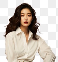 PNG Korean fashion model portrait adult photo. AI generated Image by rawpixel.