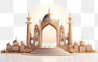 PNG Ramadan architecture building dome. AI generated Image by rawpixel.