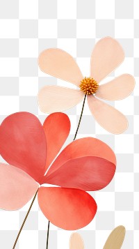 PNG Flower painting pattern petal. AI generated Image by rawpixel.