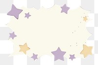 PNG Cute drawing star pattern in paper backgrounds white background abstract. AI generated Image by rawpixel.