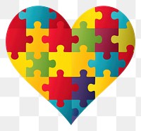 PNG  Heart jigsaw incomplete creativity solution. AI generated Image by rawpixel.