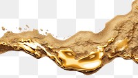 PNG Melting gold splash backgrounds white background refreshment