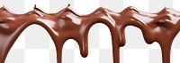 PNG Melting chocolate dessert food white background. 