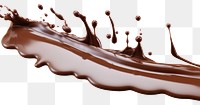 PNG Chocolate dessert white background refreshment. AI generated Image by rawpixel.