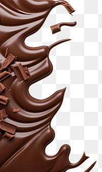 PNG Chocolate border backgrounds dessert food. AI generated Image by rawpixel.