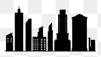 PNG  Building silhouette architecture metropolis.