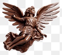 PNG Angel sculpture statue bronze. AI generated Image by rawpixel.